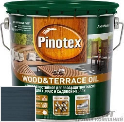 PINOTEX WOOD&TERRACE OIL 9 л цвет 013 палитра Pinotex "Древесная Гармония"