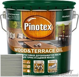 PINOTEX WOOD&TERRACE OIL 9 л цвет 008 палитра Pinotex "Древесная Гармония"
