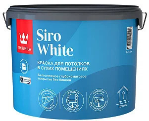 Tikkurila Siro White краска для потолков