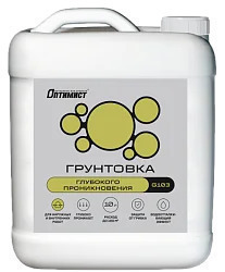 Оптимист G 103 акриловая грунтовка глубокого проникновения
