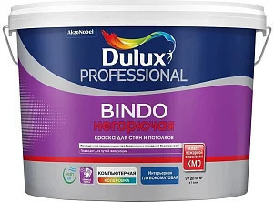 DULUX BINDO НЕГОРЮЧАЯ 9л глубокоматовая краска