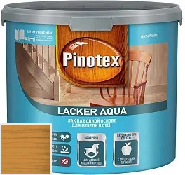 PINOTEX LACKER AQUA Матовый 9л цвет 025 палитра Pinotex "Древесная Гармония"
