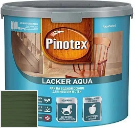 PINOTEX LACKER AQUA Матовый 9л цвет 017 палитра Pinotex "Древесная Гармония"