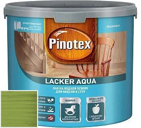PINOTEX LACKER AQUA Глянцевый 9л цвет 020 палитра Pinotex "Древесная Гармония"