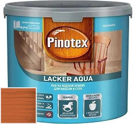 PINOTEX LACKER AQUA Глянцевый 9л цвет 032 палитра Pinotex "Древесная Гармония"