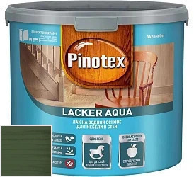 PINOTEX LACKER AQUA Глянцевый 9л цвет 017 палитра Pinotex "Древесная Гармония"