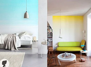 Техника омбре в покраске стен: пошаговая инструкция