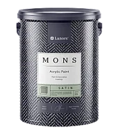 MONS SATIN PAINT – 100% акриловая полуматовая краска, 12% блеска