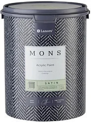 MONS SATIN PAINT – 100% акриловая полуматовая краска, 12% блеска