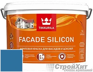 Tikkurila Facade Silicon / Тиккурила Фасад Силикон 9 л цвет D143 палитра TIKKURILA FAÇADE 760