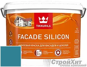 Tikkurila Facade Silicon / Тиккурила Фасад Силикон 9 л цвет U223 палитра TIKKURILA FAÇADE 760