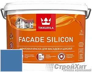 Tikkurila Facade Silicon / Тиккурила Фасад Силикон 9 л цвет U211 палитра TIKKURILA FAÇADE 760