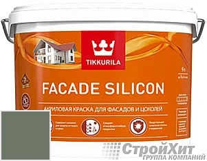 Tikkurila Facade Silicon / Тиккурила Фасад Силикон 9 л цвет Q564 палитра TIKKURILA FAÇADE 760