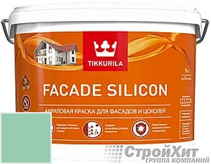 Tikkurila Facade Silicon / Тиккурила Фасад Силикон 9 л цвет U238 палитра TIKKURILA FAÇADE 760