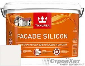 Tikkurila Facade Silicon / Тиккурила Фасад Силикон 9 л цвет Q818 палитра TIKKURILA FAÇADE 760
