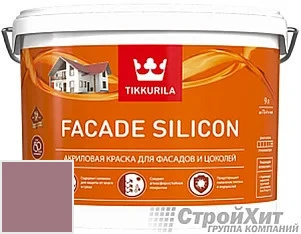 Tikkurila Facade Silicon / Тиккурила Фасад Силикон 9 л цвет U171 палитра TIKKURILA FAÇADE 760