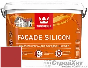 Tikkurila Facade Silicon / Тиккурила Фасад Силикон 9 л цвет D145 палитра TIKKURILA FAÇADE 760