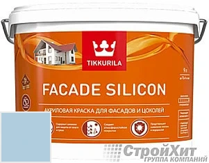 Tikkurila Facade Silicon / Тиккурила Фасад Силикон 9 л цвет U217 палитра TIKKURILA FAÇADE 760
