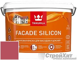 Tikkurila Facade Silicon / Тиккурила Фасад Силикон 9 л цвет U159 палитра TIKKURILA FAÇADE 760
