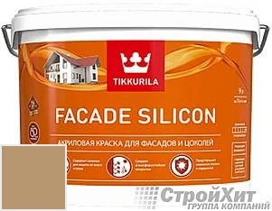 Tikkurila Facade Silicon / Тиккурила Фасад Силикон 9 л цвет Q603 палитра TIKKURILA FAÇADE 760