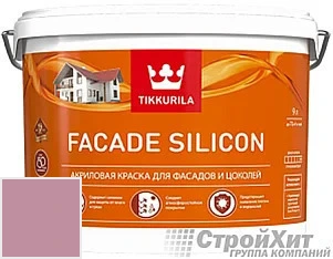 Tikkurila Facade Silicon / Тиккурила Фасад Силикон 9 л цвет U170 палитра TIKKURILA FAÇADE 760