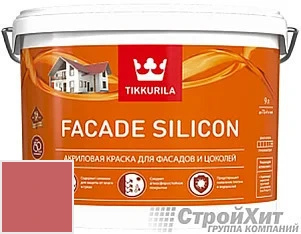 Tikkurila Facade Silicon / Тиккурила Фасад Силикон 9 л цвет U149 палитра TIKKURILA FAÇADE 760