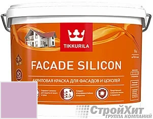 Tikkurila Facade Silicon / Тиккурила Фасад Силикон 9 л цвет U161 палитра TIKKURILA FAÇADE 760