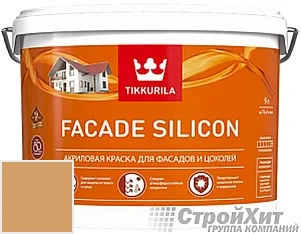 Tikkurila Facade Silicon / Тиккурила Фасад Силикон 9 л цвет D104 палитра TIKKURILA FAÇADE 760