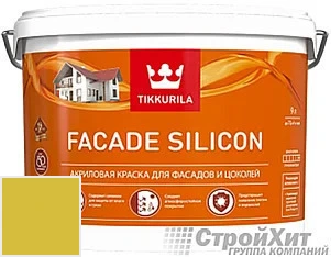 Tikkurila Facade Silicon / Тиккурила Фасад Силикон 9 л цвет U258 палитра TIKKURILA FAÇADE 760