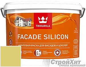 Tikkurila Facade Silicon / Тиккурила Фасад Силикон 9 л цвет U257 палитра TIKKURILA FAÇADE 760