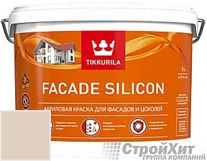 Tikkurila Facade Silicon / Тиккурила Фасад Силикон 9 л цвет Q642 палитра TIKKURILA FAÇADE 760