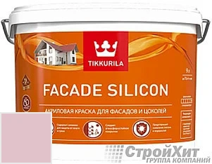 Tikkurila Facade Silicon / Тиккурила Фасад Силикон 9 л цвет U168 палитра TIKKURILA FAÇADE 760