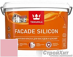 Tikkurila Facade Silicon / Тиккурила Фасад Силикон 9 л цвет U157 палитра TIKKURILA FAÇADE 760