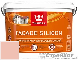Tikkurila Facade Silicon / Тиккурила Фасад Силикон 9 л цвет U140 палитра TIKKURILA FAÇADE 760