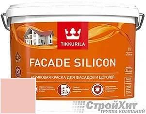 Tikkurila Facade Silicon / Тиккурила Фасад Силикон 9 л цвет U144 палитра TIKKURILA FAÇADE 760