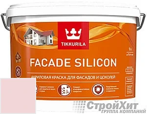 Tikkurila Facade Silicon / Тиккурила Фасад Силикон 9 л цвет U156 палитра TIKKURILA FAÇADE 760