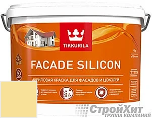 Tikkurila Facade Silicon / Тиккурила Фасад Силикон 9 л цвет U110 палитра TIKKURILA FAÇADE 760