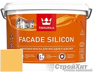 Tikkurila Facade Silicon / Тиккурила Фасад Силикон 9 л цвет U115 палитра TIKKURILA FAÇADE 760