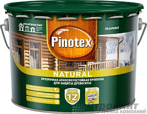 PINOTEX NATURAL атмосферостойкая деревозащитная пропитка
