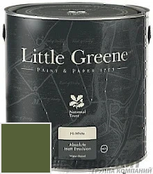 Little Greene Absolute Matt 10 л цвет LGGr303 палитра Little Greene Green