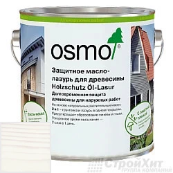 OSMO Holzschutz Öl-Lasur 2.5 л цвет 900 палитра OSMO HOLZSCHUTZ ÖL-LASUR