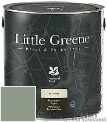 Little Greene Intelligent Masonry Paint 10 л цвет LGGr296 палитра Little Greene Green