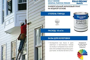 Kelly-Moore Paints GENERAL PURPOSE PRIMER высокоукрывистый грунт-силер