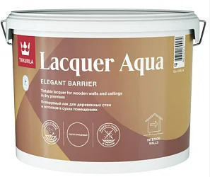 Tikkurila Lacquer Aqua (полуглянцевый) лак интерьерный