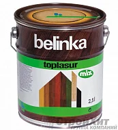 Belinka Toplasur MIX/Белинка Топлазурь МИКС Декоративное колеруемое  лазурное покрытие