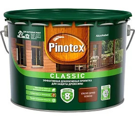 PINOTEX CLASSIC красное дерево декоративная пропитка