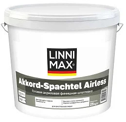LINNIMAX AKKORD-SPACHTEL AIRLESS / ЛИННИМАКС АККОРД-ШПАХТЕЛЬ АЙРЛЕСС акриловая шпатлевка