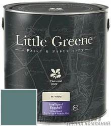 Little Greene Acrylic Eggshell (Intelligent Eggshell) 5 л цвет LGGr310 палитра Little Greene Green