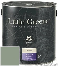 Little Greene Acrylic Eggshell (Intelligent Eggshell) 5 л цвет LGGr296 палитра Little Greene Green