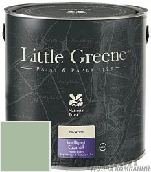 Little Greene Acrylic Eggshell (Intelligent Eggshell) 5 л цвет LGGr138 палитра Little Greene Green